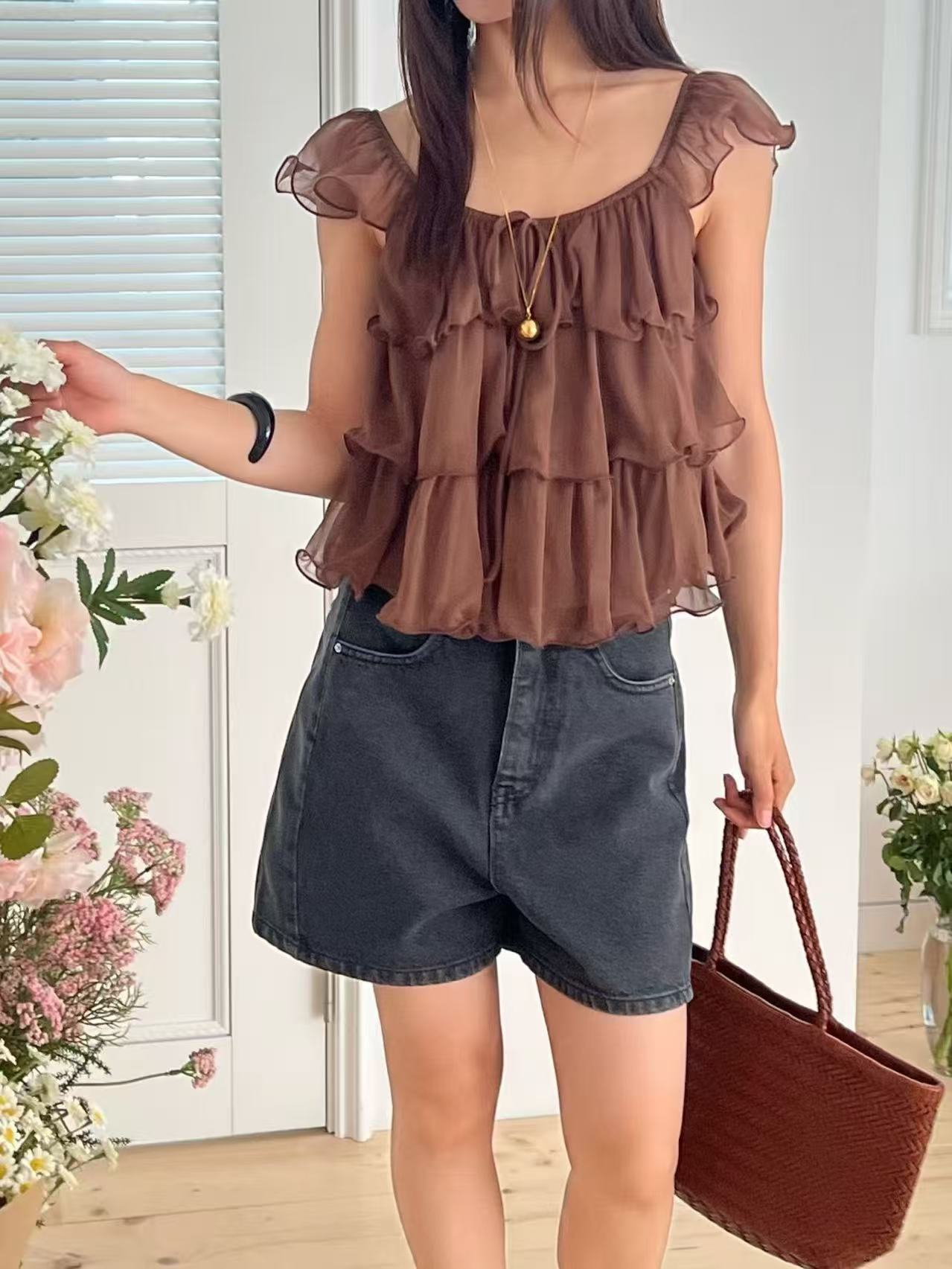 Layering Ruffles Tank Top