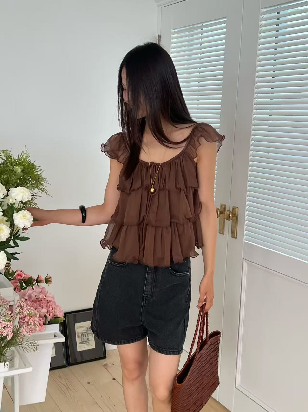 Layering Ruffles Tank Top