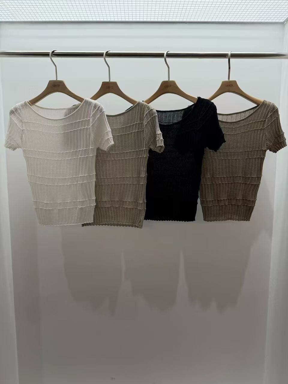 Ruffles Knitted T Top