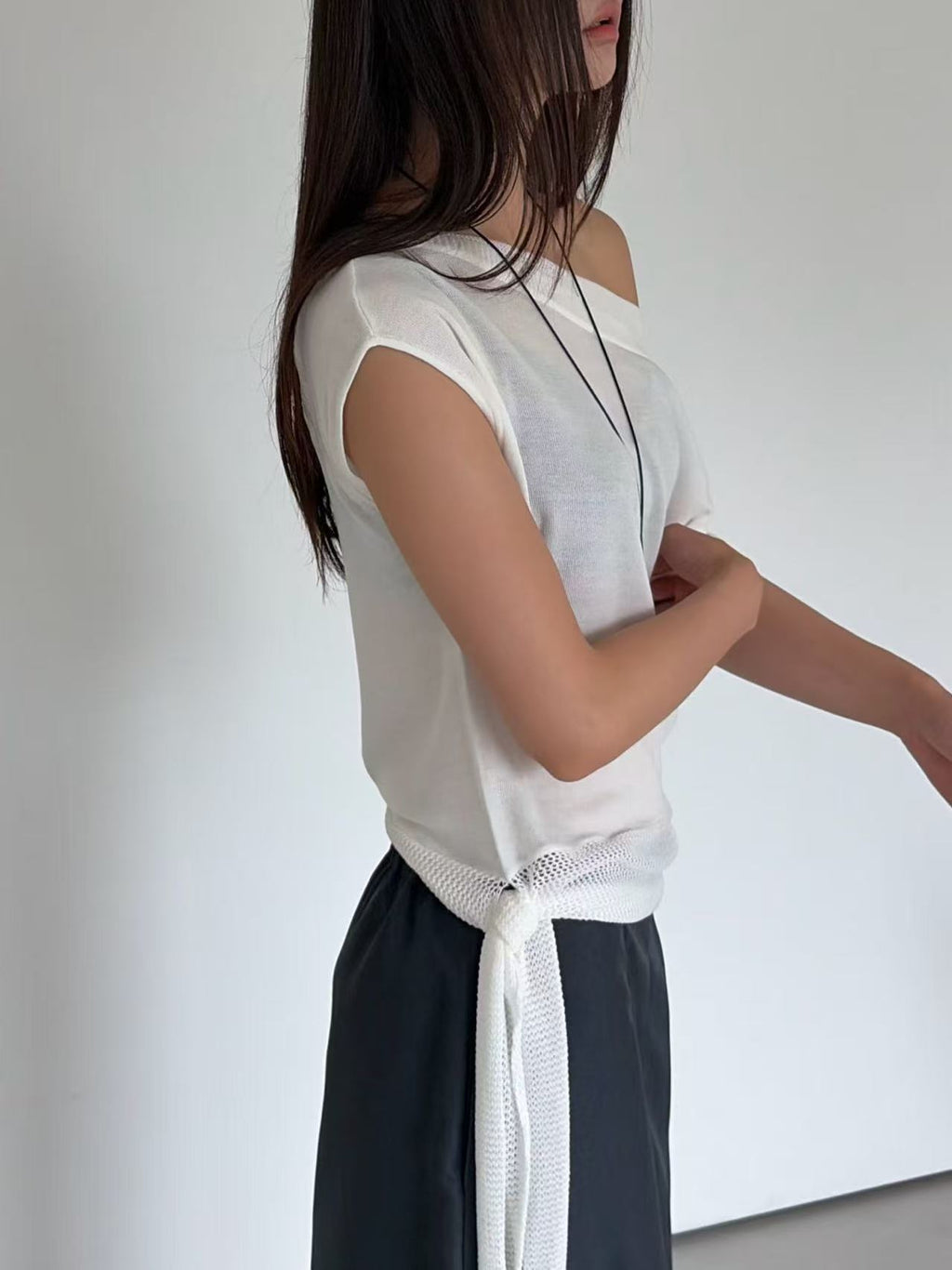 Knitted With Tails T Top