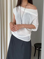 Knitted With Tails T Top