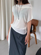 Knitted With Tails T Top