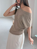 Knitted With Tails T Top