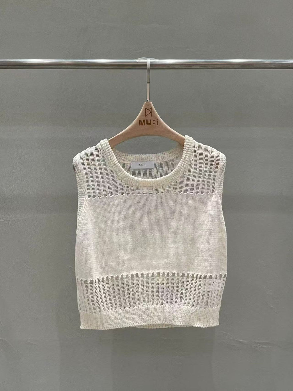 Knitted One Off Tank Top