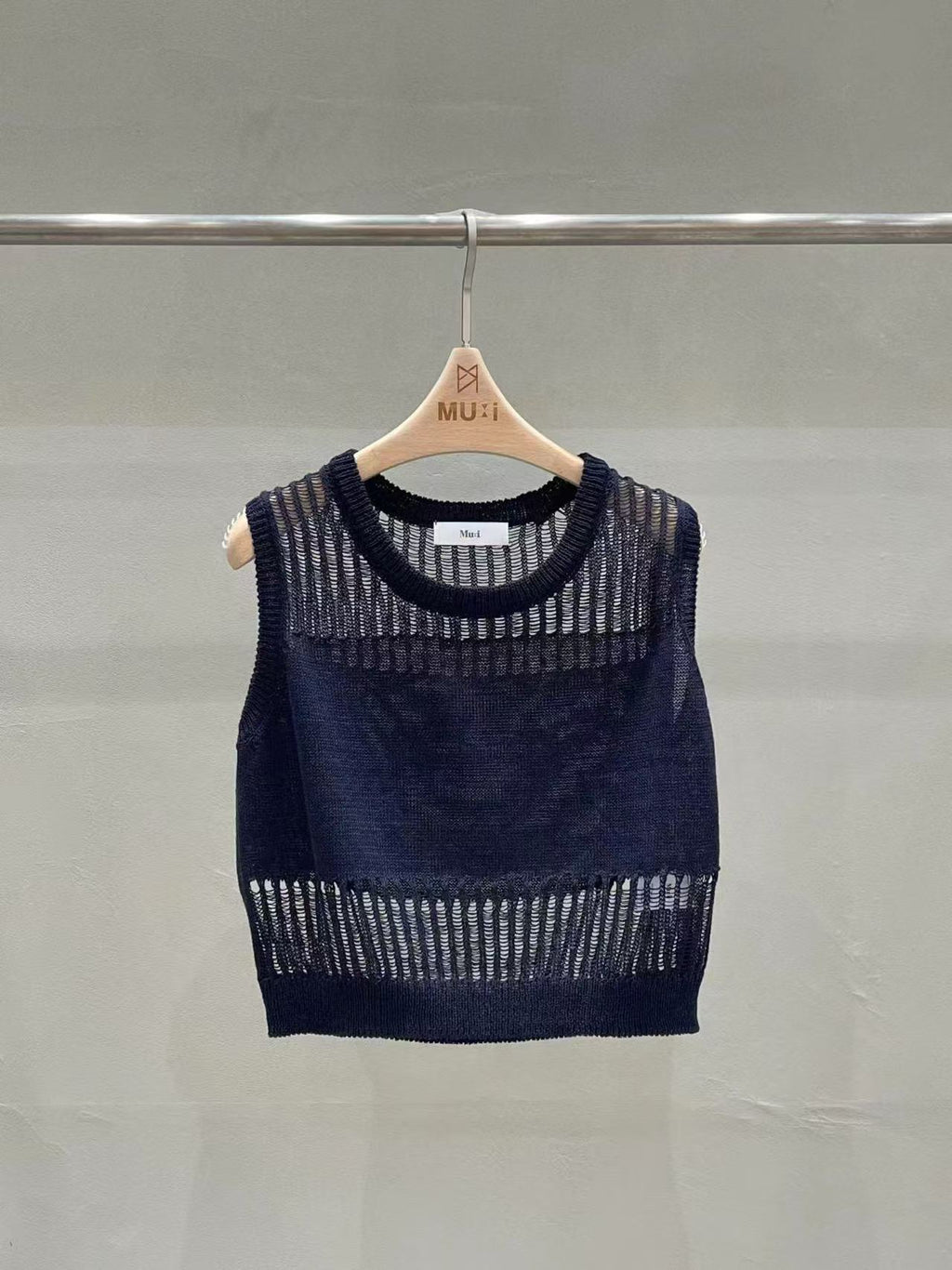 Knitted One Off Tank Top