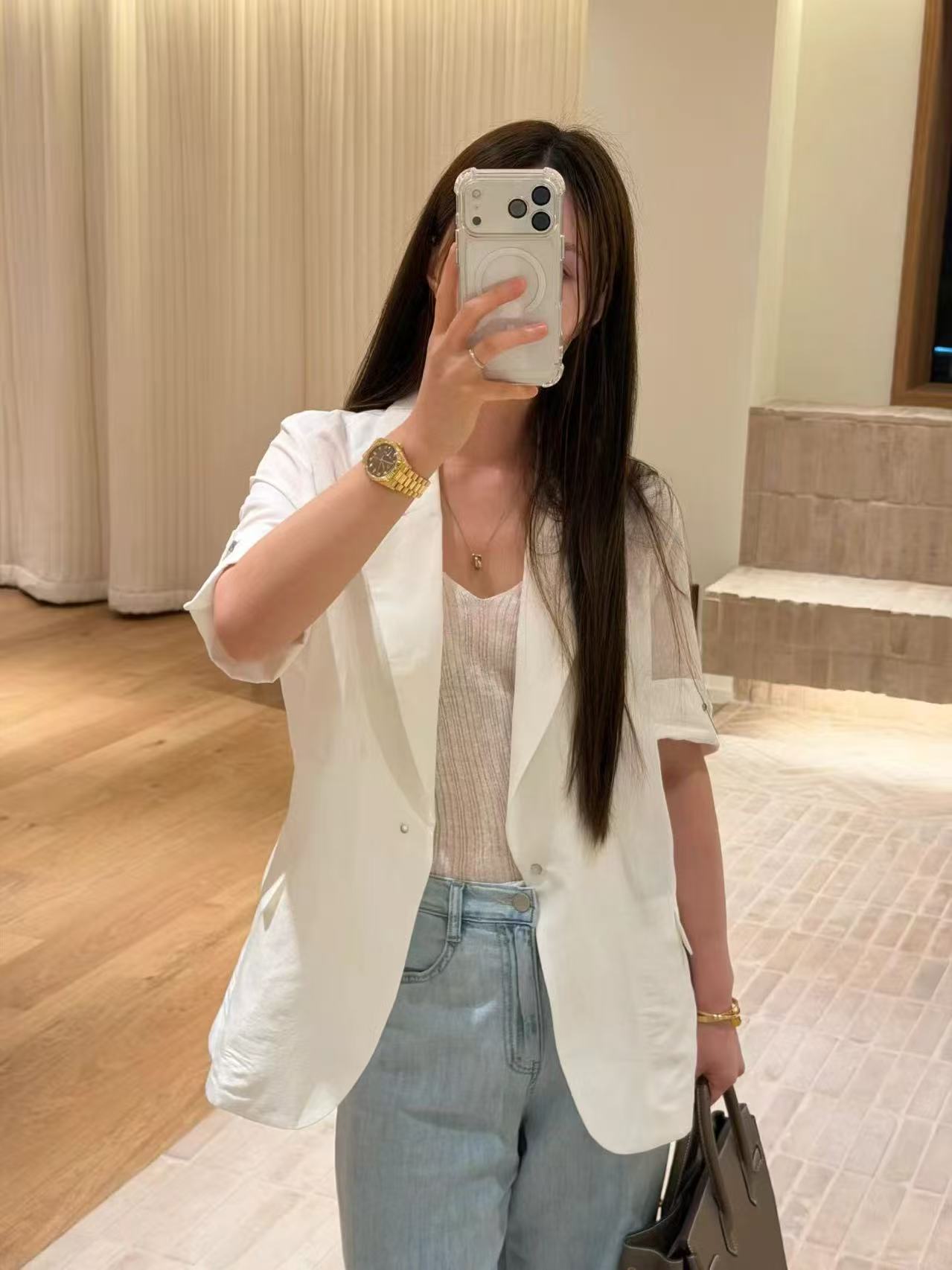 Linen Causal Blazer
