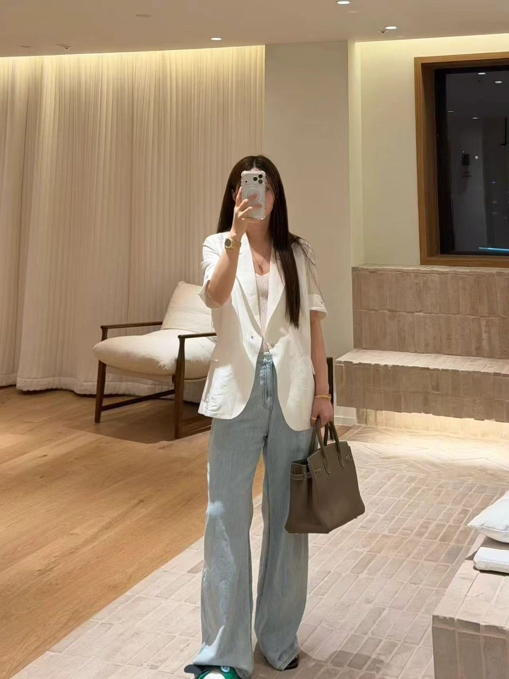 Linen Causal Blazer