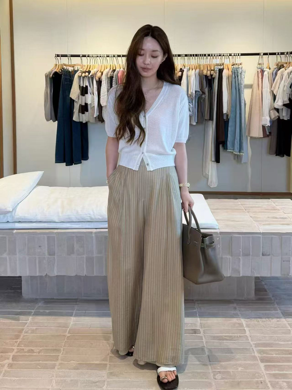 Satin Flare Pants