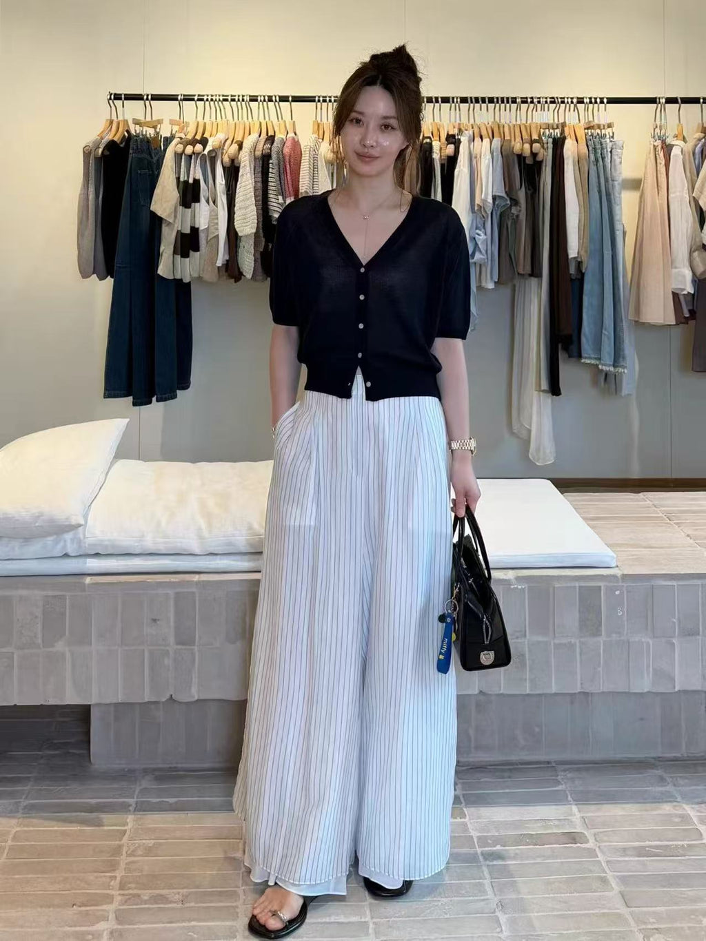 Satin Flare Pants