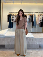 Outline Knitted T Top