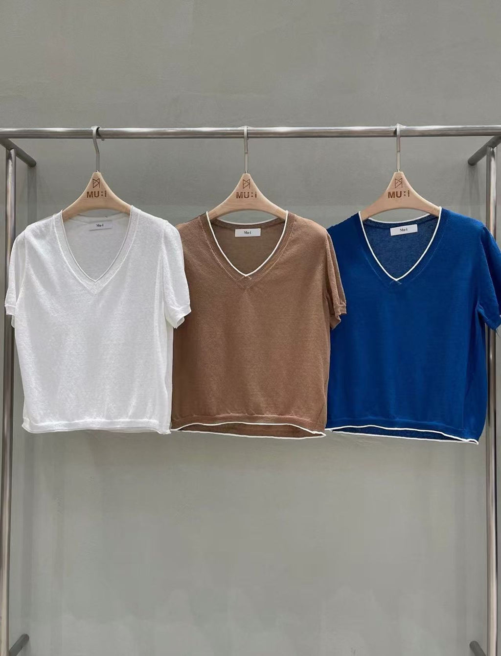 Outline Knitted T Top