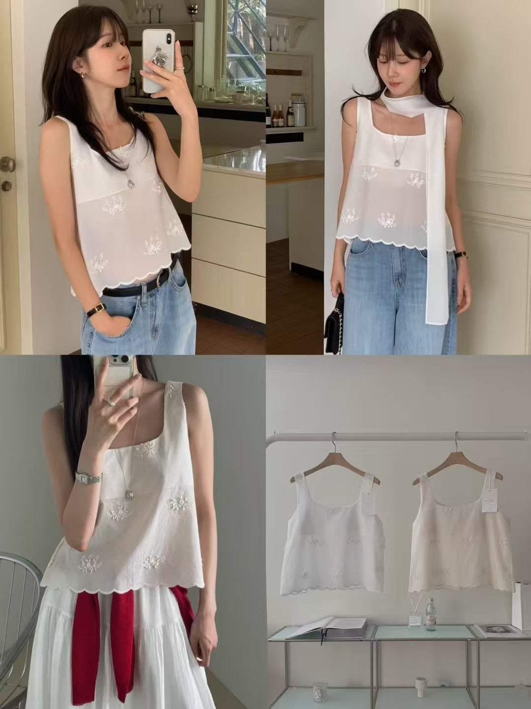 Square Neck Blouse