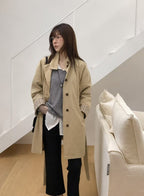 Stand Collar Trench Coat