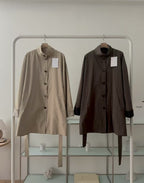 Stand Collar Trench Coat