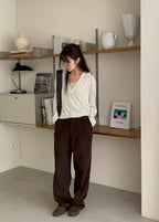 Relaxed Straight Trouser