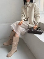 Fur Collar Short Coat