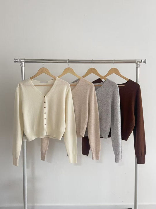 Button Wool Cardigan