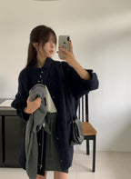 Stand Collar Loose Coat