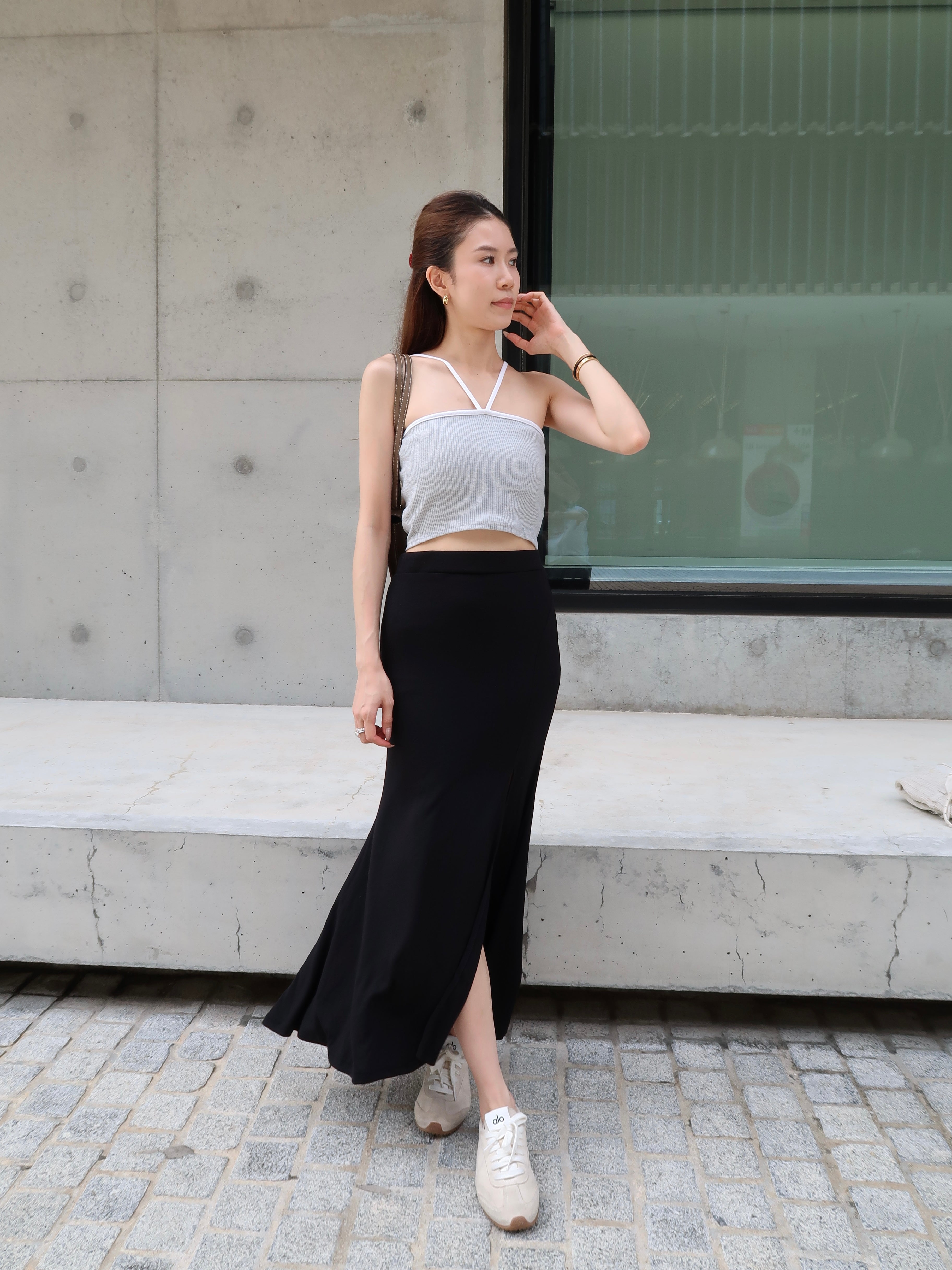 V Double Straps Bra Top