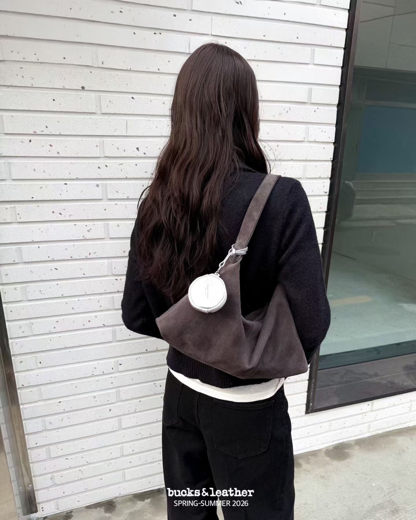 Real Leather Triangle French Bag