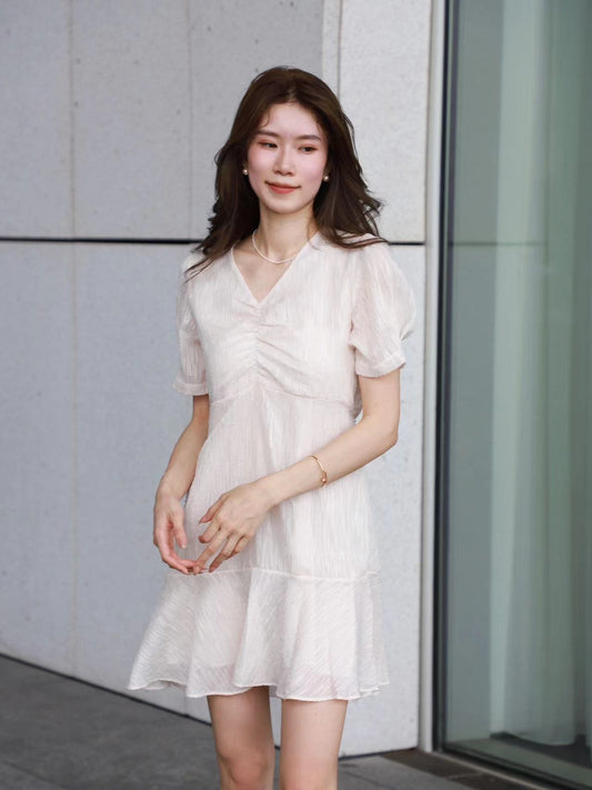 Shooting Star Tie Waist Mini Dress