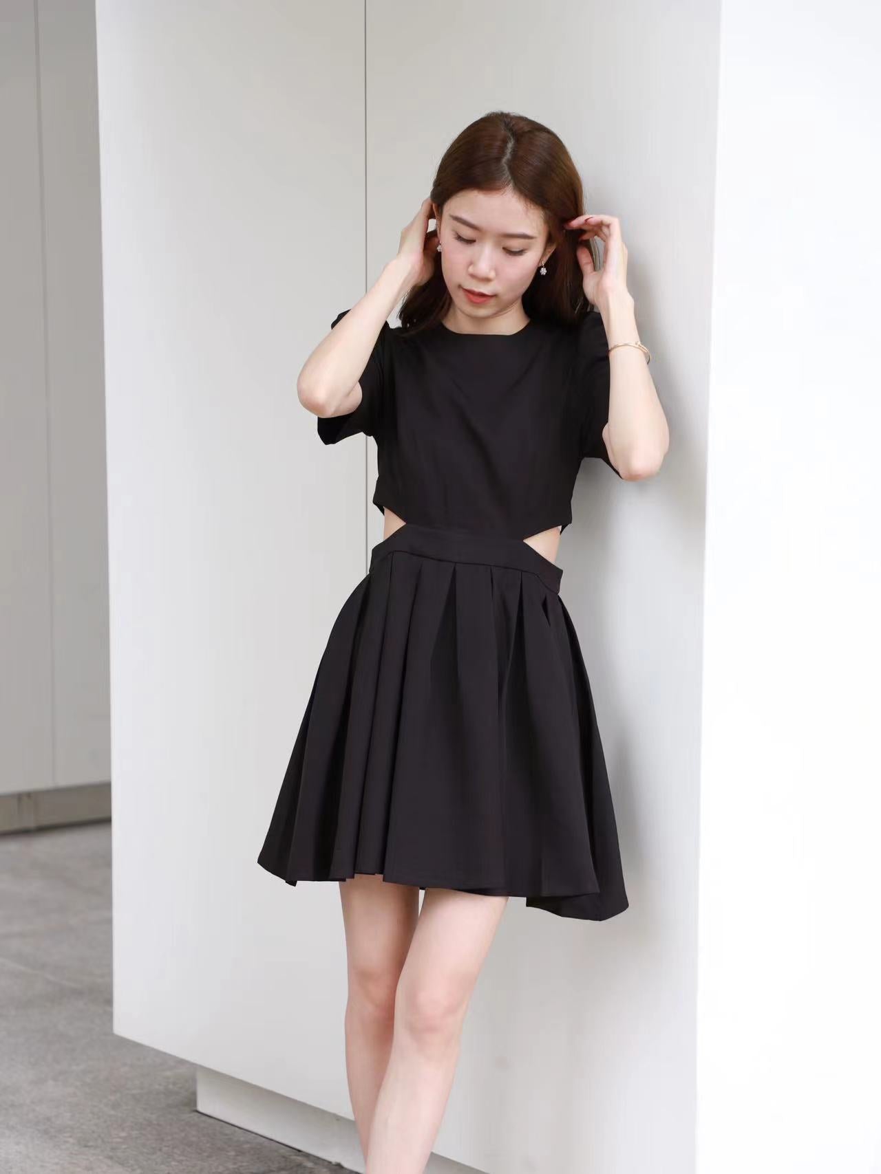 Plaid Pattern Korean Style Short Dresses Women Japanese Kawaii Mini Dress  Female Sleeveless Hollow-out Dress Summer 2023 - Dresses - AliExpress