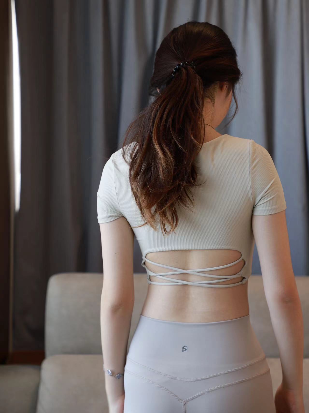 As Active Square Back Cross Sports Bra