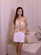 Summer Flowery Shirt Top