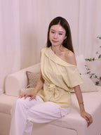 One Side Off Shoulder Shirt Top