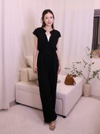Cotton Button Up Jumpsuit