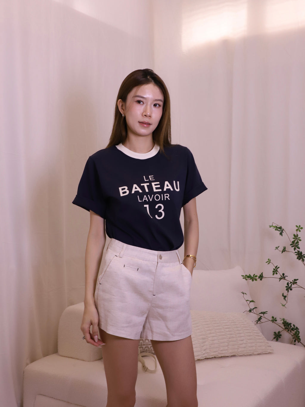 Bateau Cotton T Top