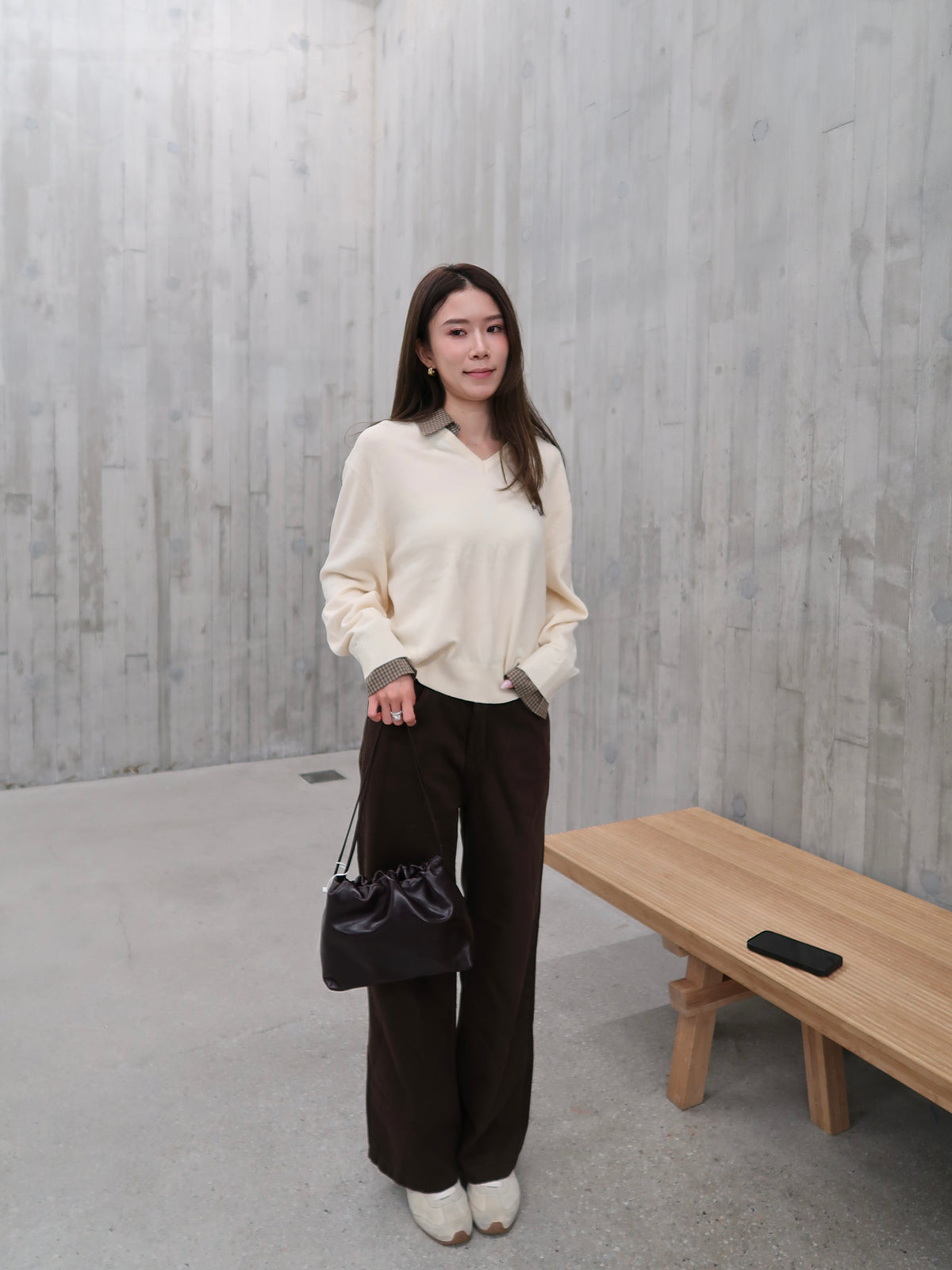 Removable V Neck Sweatshirt