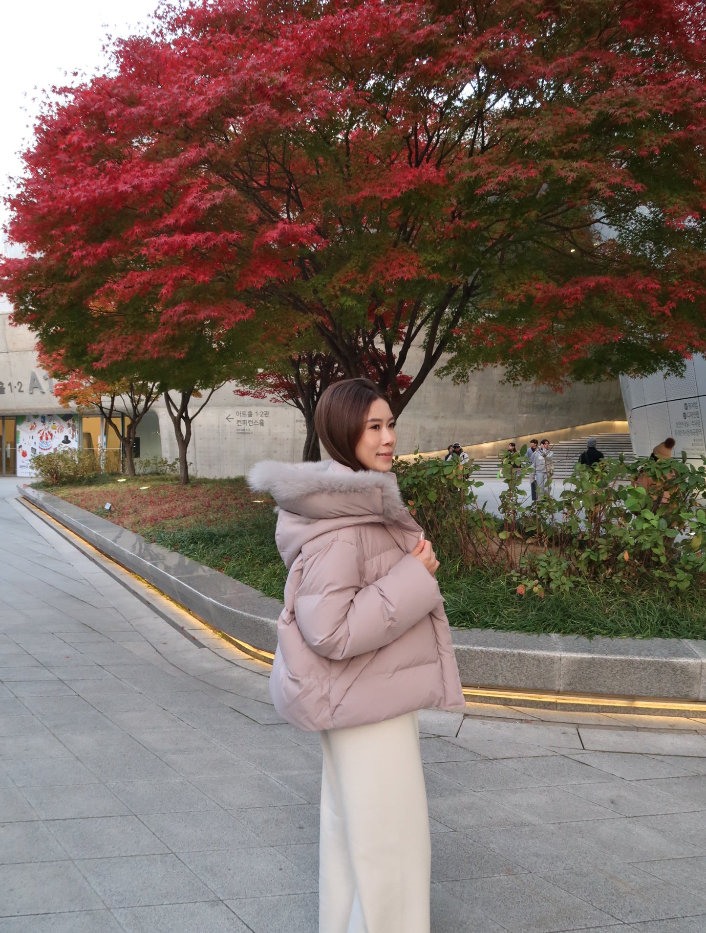 Dusty Pink Down Jacket