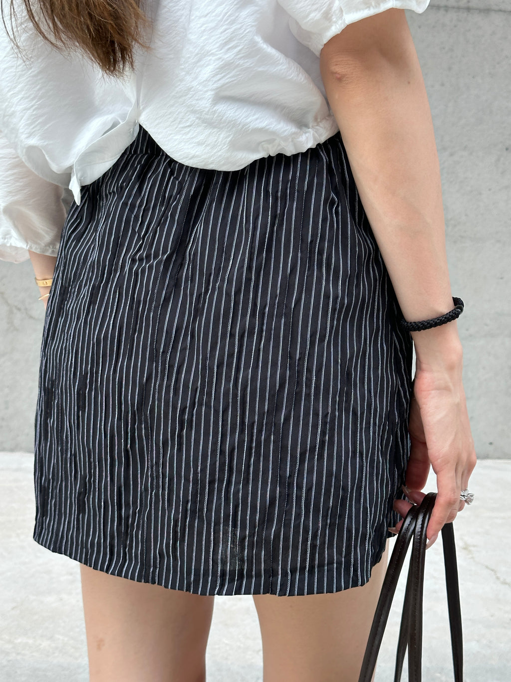 Striped Linen Skirt