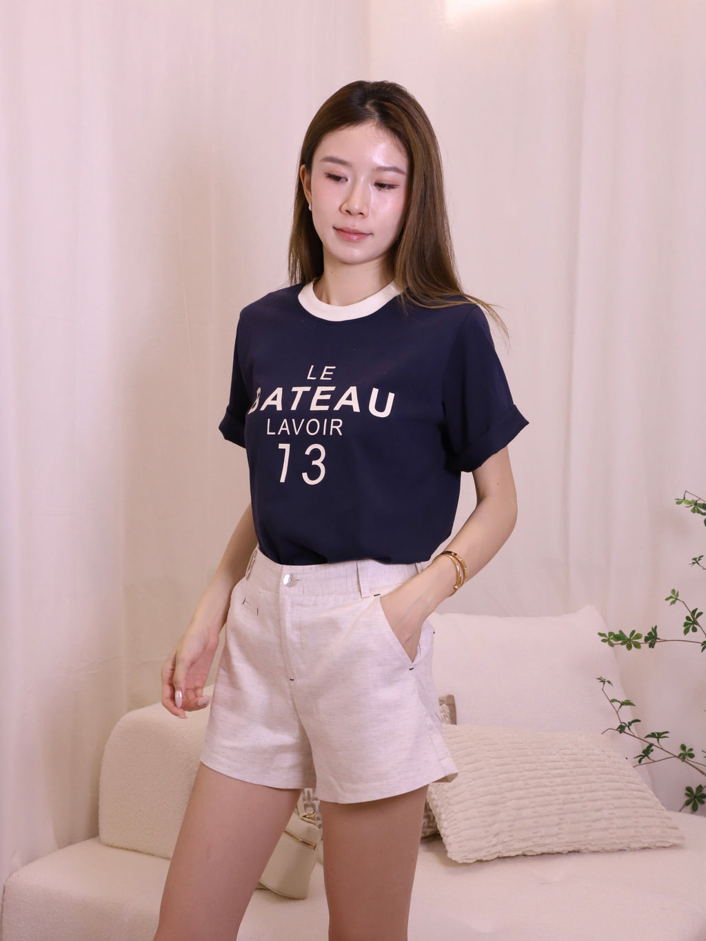 Bateau Cotton T Top