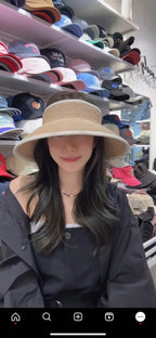 Ribbon at Back Hat