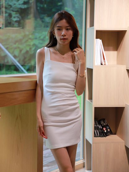 Basic Chiffon Office Mini Dress
