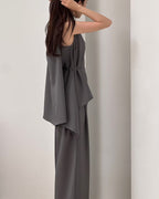 Flyer Chiffon Tank Top with belt
