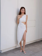 Greece Cross Over Maxi Dress