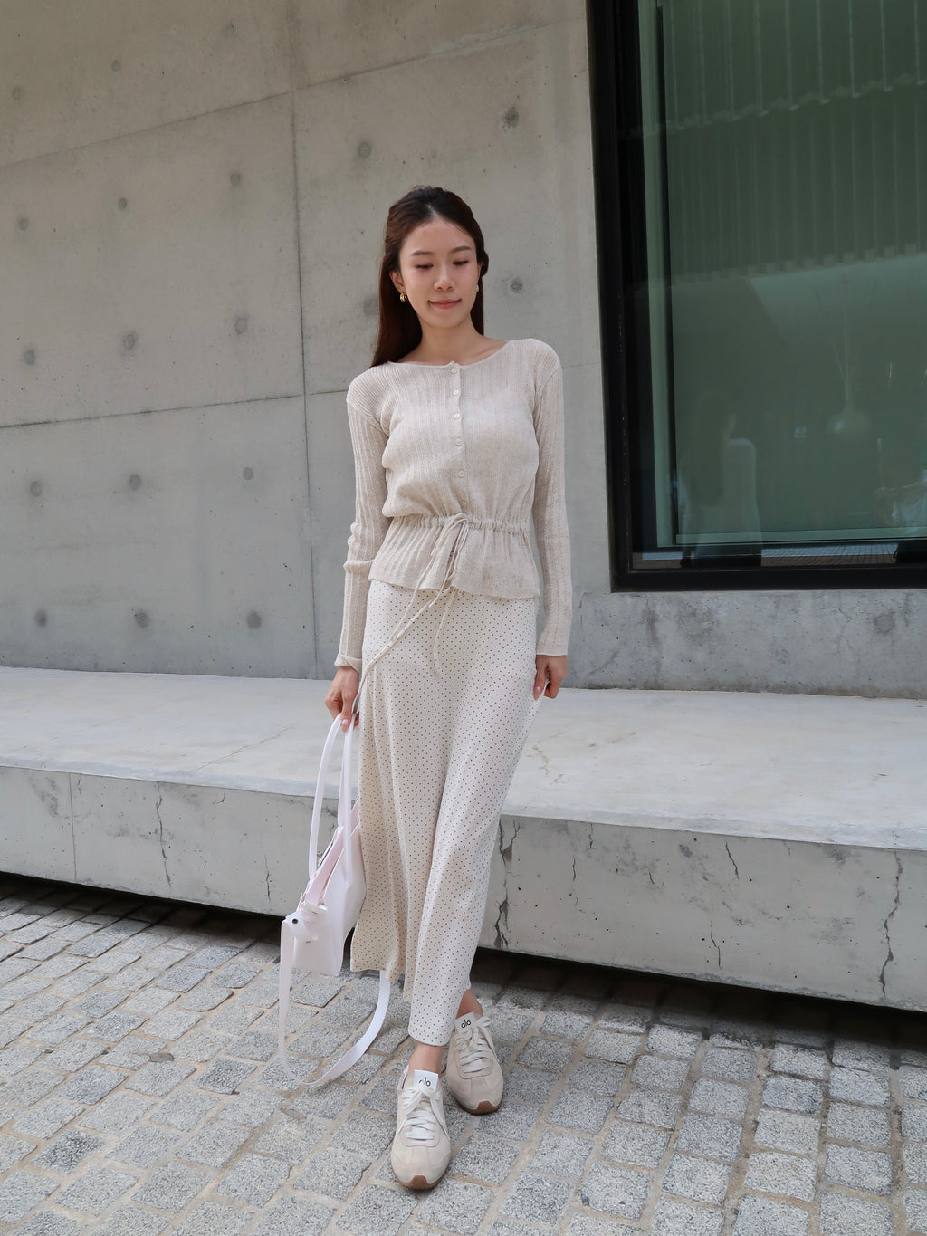 Linen Tied Waist Cardigan