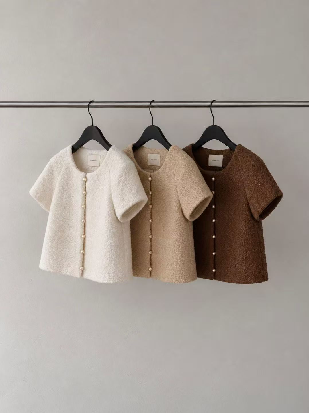 Pearl Button Short Top