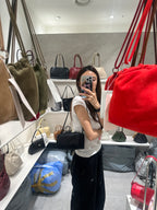 Nylon Circle Handbag