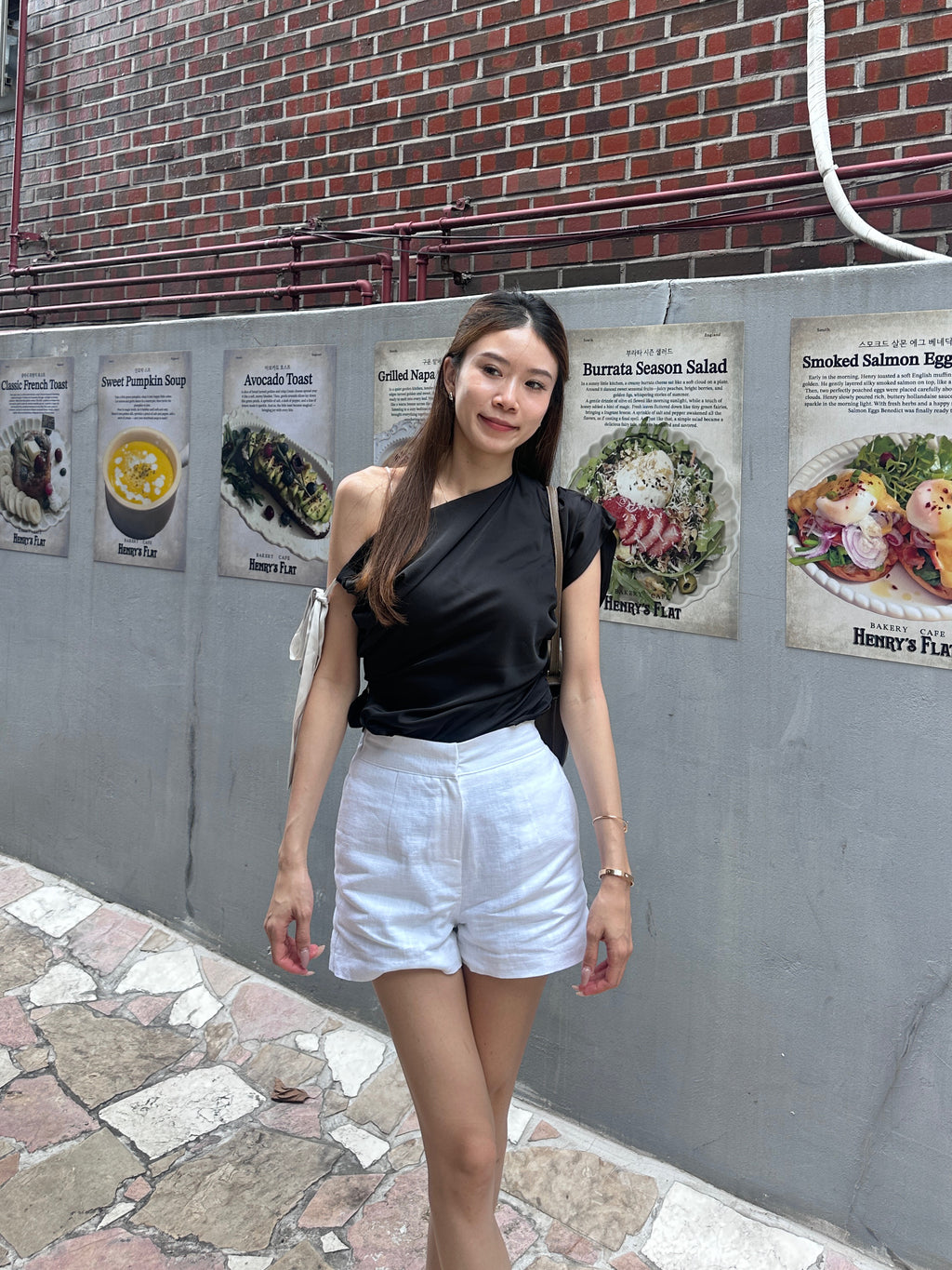 Linen Office Shorts