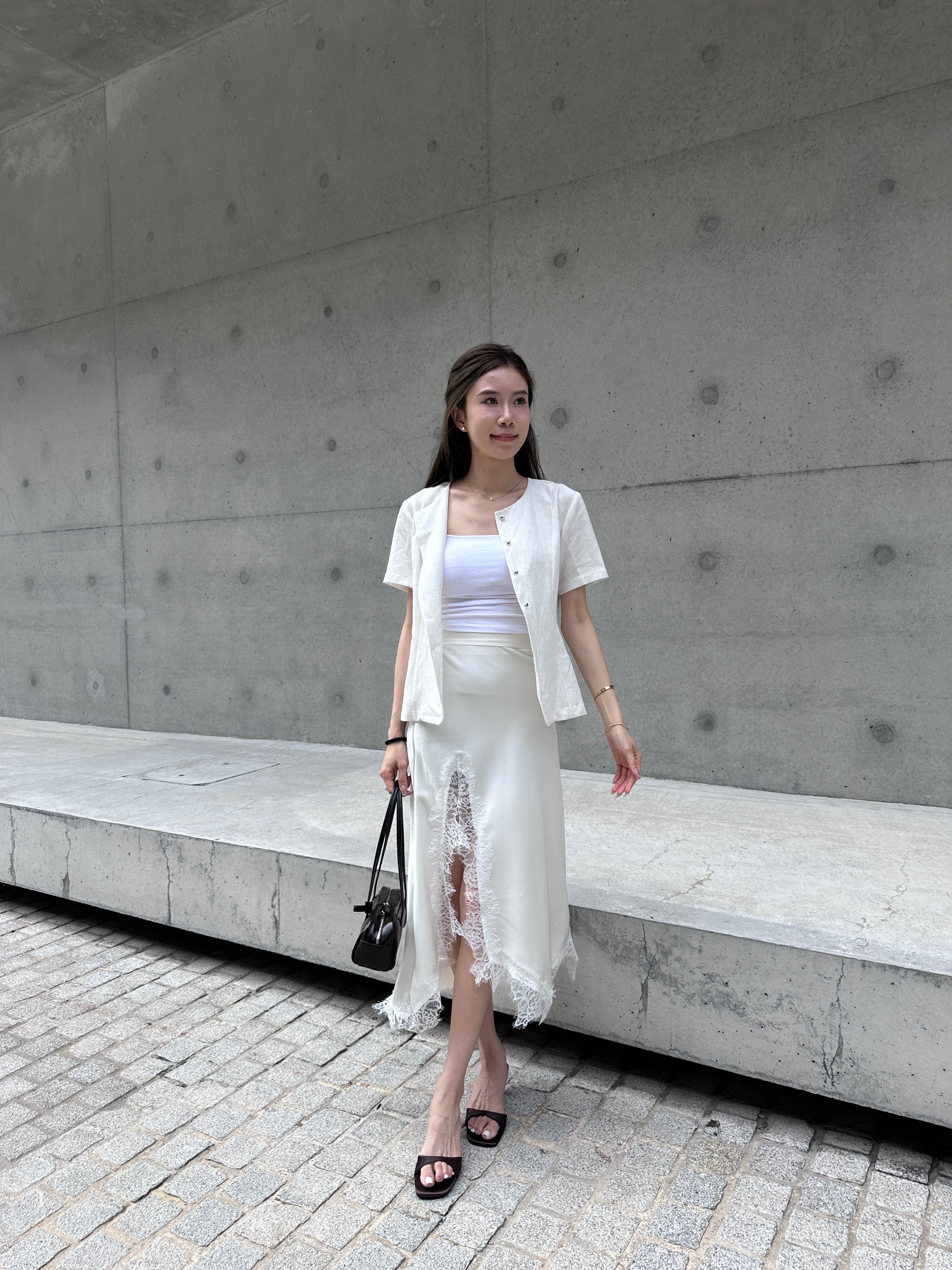 Slim Cut Chiffon Top