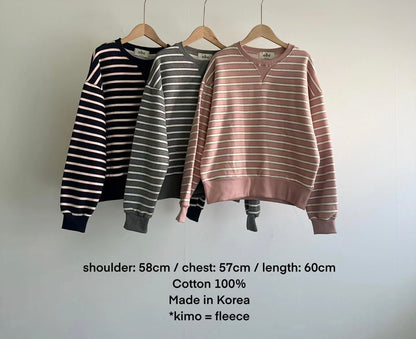 Striped Cotton Sweatshirt