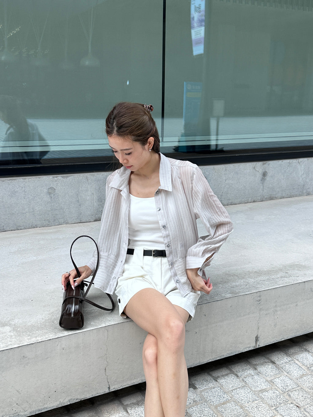 Summer Button Shorts (without belt)