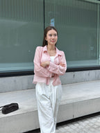 Cropped Striped Shirt
