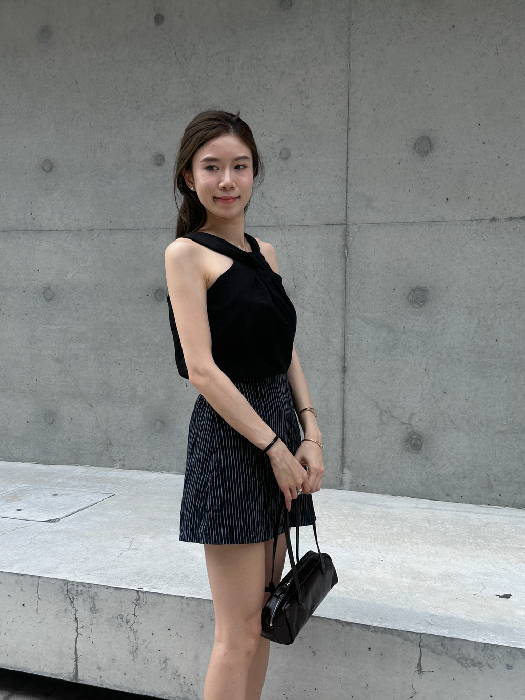 Striped Linen Skirt