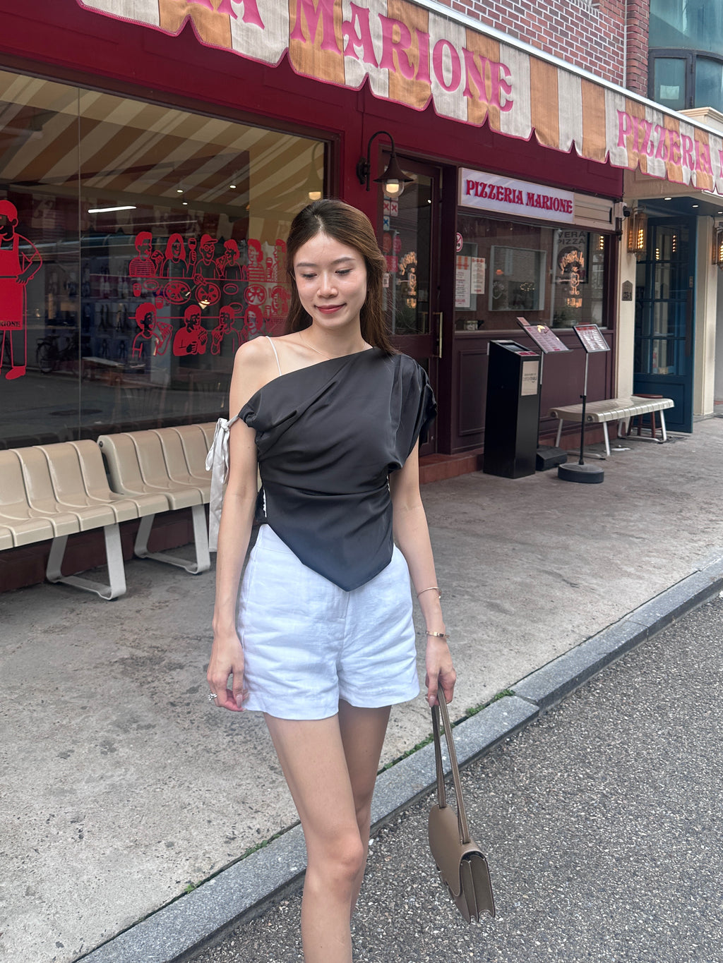 Linen Office Shorts