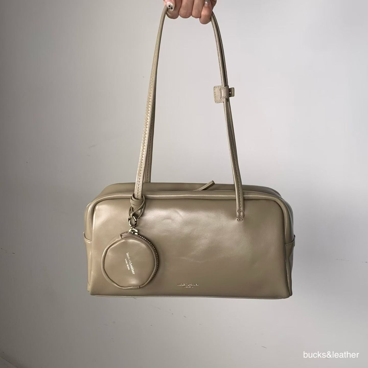 Real Leather Box Bag 大號